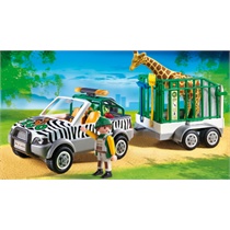 4855 PLAYMOBIL® Dierentuintransport met aanhanger