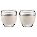 Bodum Pavina glas Crème 0.1l - set van 2 
