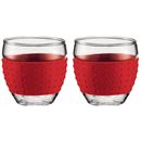 Bodum Pavina glas Rood 0.35l - set van 2