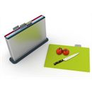 Joseph Joseph Index Steel - 4 snijplanken in RVS box