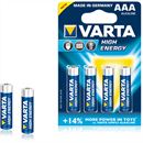 Varta 4903 Batterijen High Energy Alkaline AAA: 4 stuks 