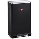 Wesco Big Double Boy pedaalemmer zwart 2 x 18 liter