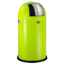 Wesco Pushboy Prullenbak 50L Lime Groen