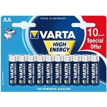 Batterijen Varta High Energy Alkaline AA 10 stuks