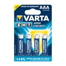 Batterijen Varta High Energy Alkaline AAA 4 stuks