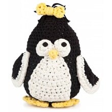 Haakkit RibbonXL Hoooked pinguin Coco zwart