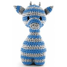 Haakkit RibbonXL Hoooked giraffe Ziggy blauw