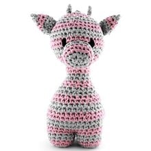 Haakkit RibbonXL Hoooked giraffe Ziggy lichtroze