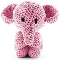 Hoooked Haakkit RibbonXL Hoooked olifant Mo sweet pink