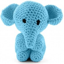Haakkit RibbonXL Hoooked  olifant Mo blauw