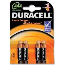 Batterijen Duracell Plus Power MN 2400 AAA: 4 stuks