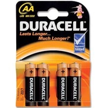 Batterijen Duracell Plus Power MN 1500 AA: 4 stuks
