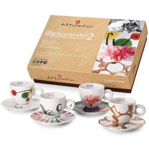 Illy illy Art Collection Sustainart Cappuccino 4 stuks