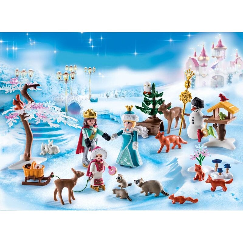 Playmobil Adventskalender koninklijk schaatsfeest Playmobil